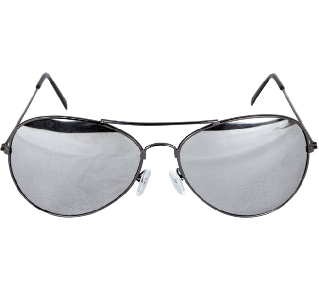 Pilot solbrille spejlglas, grå