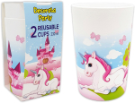 Unicorn plastkrus 2-pak