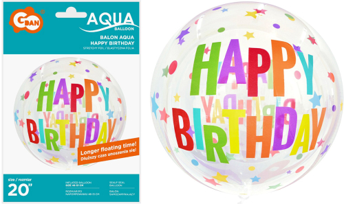 Happy Birthday ballon 46-51 cm