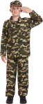 Army dreng kostume 7-9 år