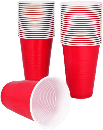 Plastkrus 53 cl 40-pak, rød