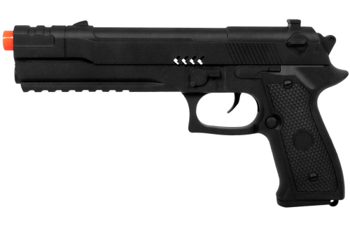 SWAT pistol med lyd 26 cm, sort