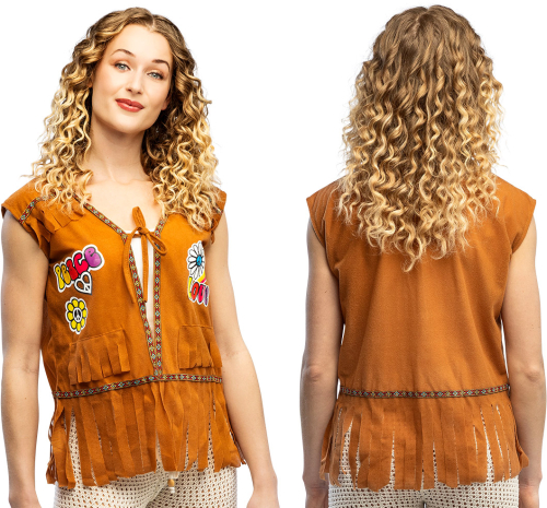 Peace hippie vest, M/L