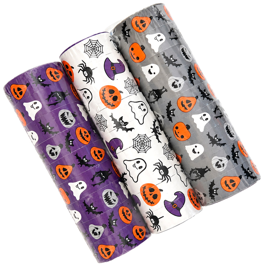 Halloween serpentiner 3-pak