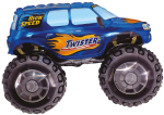 Folieballon monster truck, blå