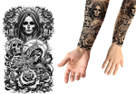 Tatovering 30x14 cm Day of Dead