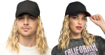 Cap med blond hår