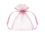 Organza pose lyserød 10-pak