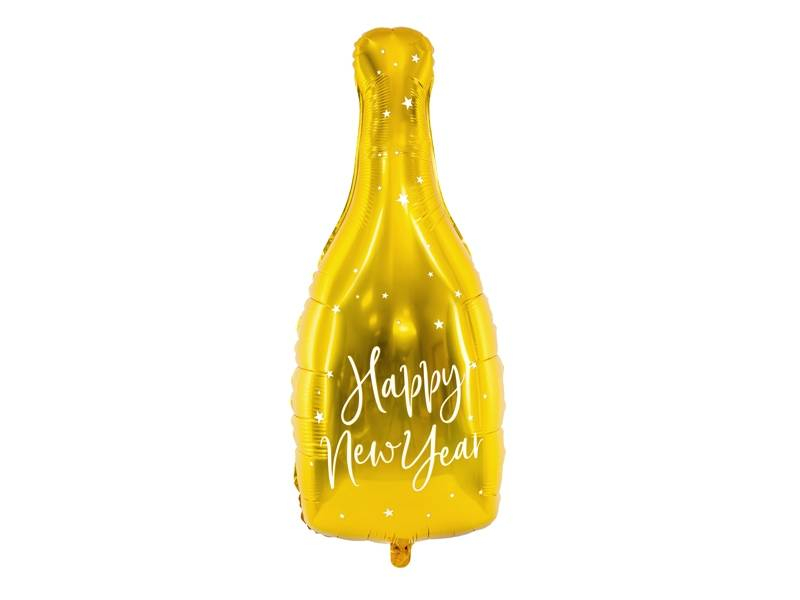 Folieballon champagne flaske