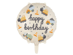 Folieballon Birthday byggeplads