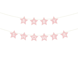 Babyshower guirlande 2,9m, pige