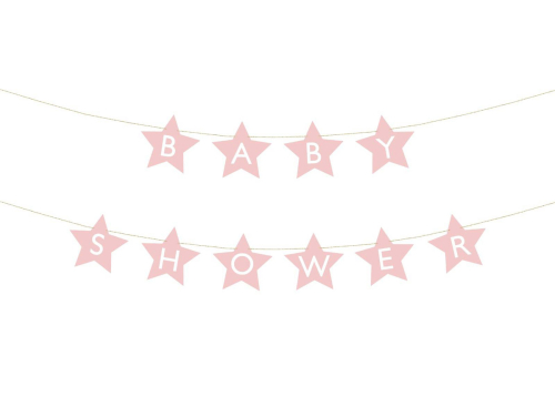 Babyshower guirlande 2,9m, pige