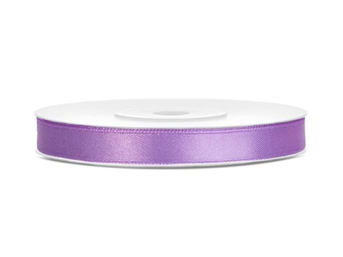 Silkebånd lavendel 6 mm x 25 m