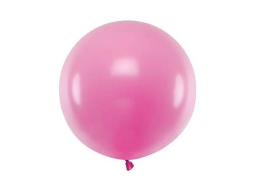 Ballon rund 60 cm pastel fuchsia