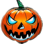 Folieballon Spooky Pumpkin