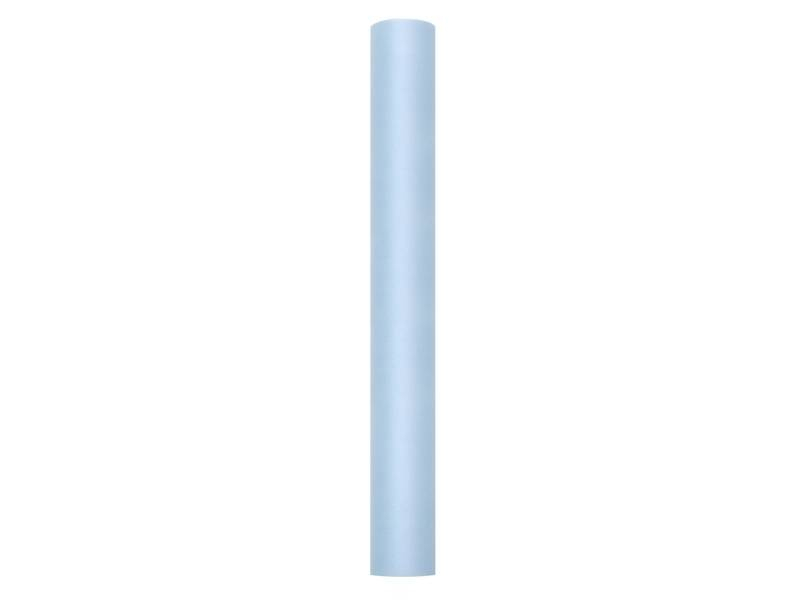 Tyl 50 cm x 9 m lyseblå