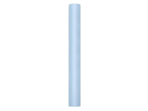Tyl 50 cm x 9 m lyseblå
