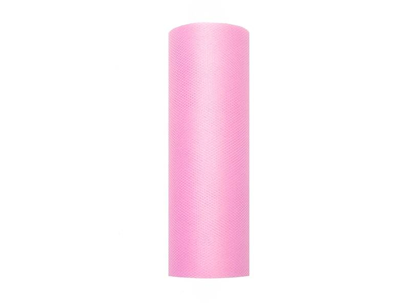 Tyl 15 cm x 9 m lyserød
