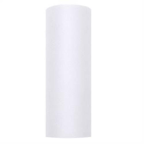 Tyl 15 cm x 9 m hvid