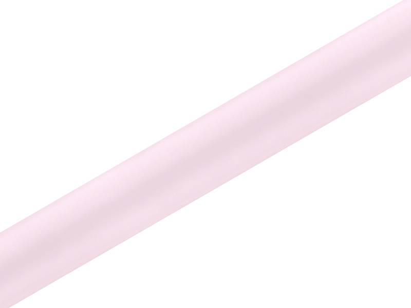 Satin stof 36 cm x 9 m lyserød
