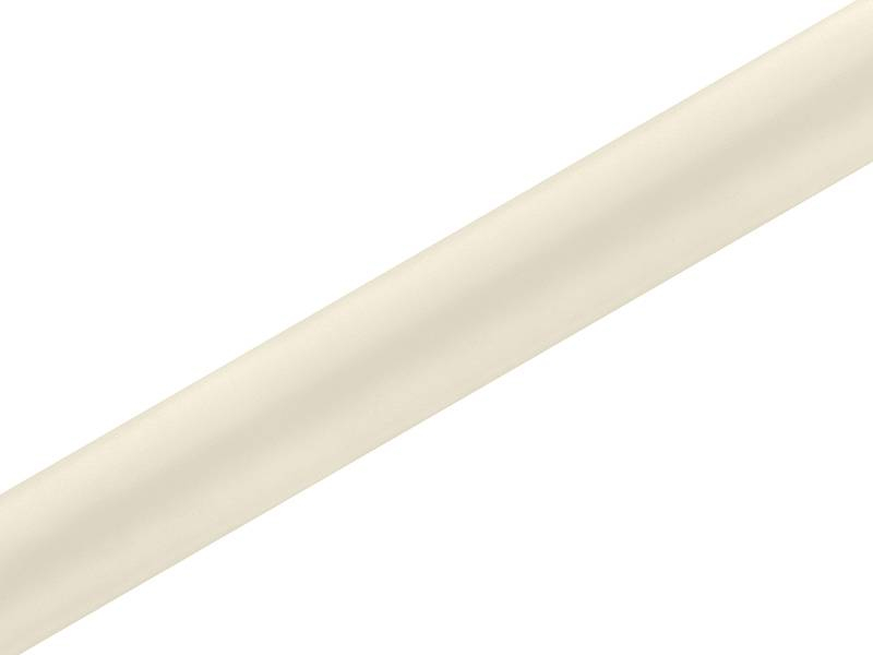 Satin stof 36 cm x 9 m creme