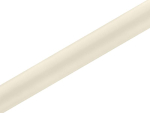 Satin stof 36 cm x 9 m creme
