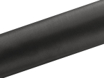 Satin stof 16 cm x 9 m sort