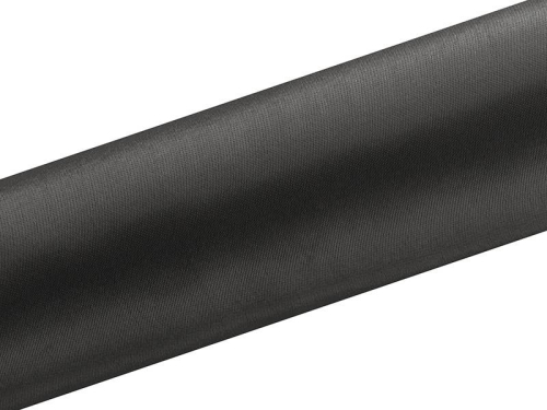 Satin stof 16 cm x 9 m sort