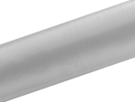 Satin stof 16 cm x 9 m sølv