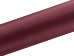 Satin stof 16 cm x 9 m mørkerød