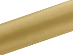 Satin stof 16 cm x 9 m guld