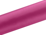 Satin stof 16 cm x 9 m fuchsia