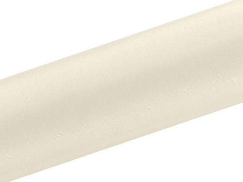 Satin stof 16 cm x 9 m creme
