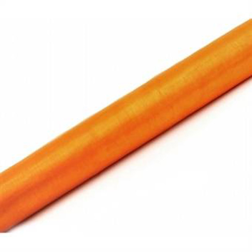 Organza stof 36 cm x 9 m orange