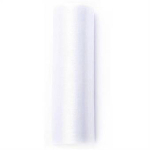 Organza stof 16 cm x 9 m hvid