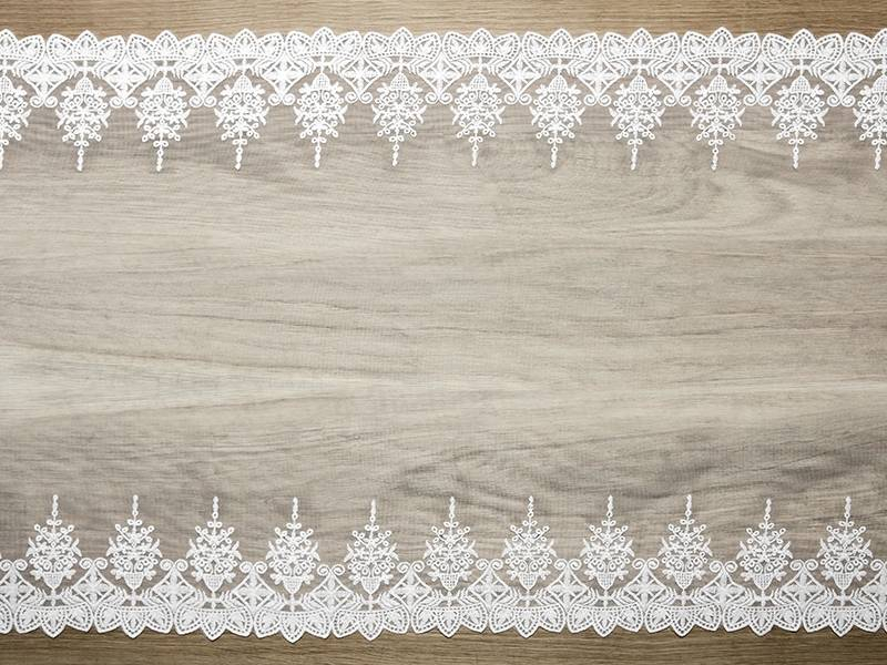 Blonde bordløber råhvid 45 cm x 9 m