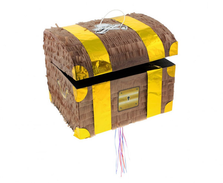 Pinata skattekiste 30x25x34 cm