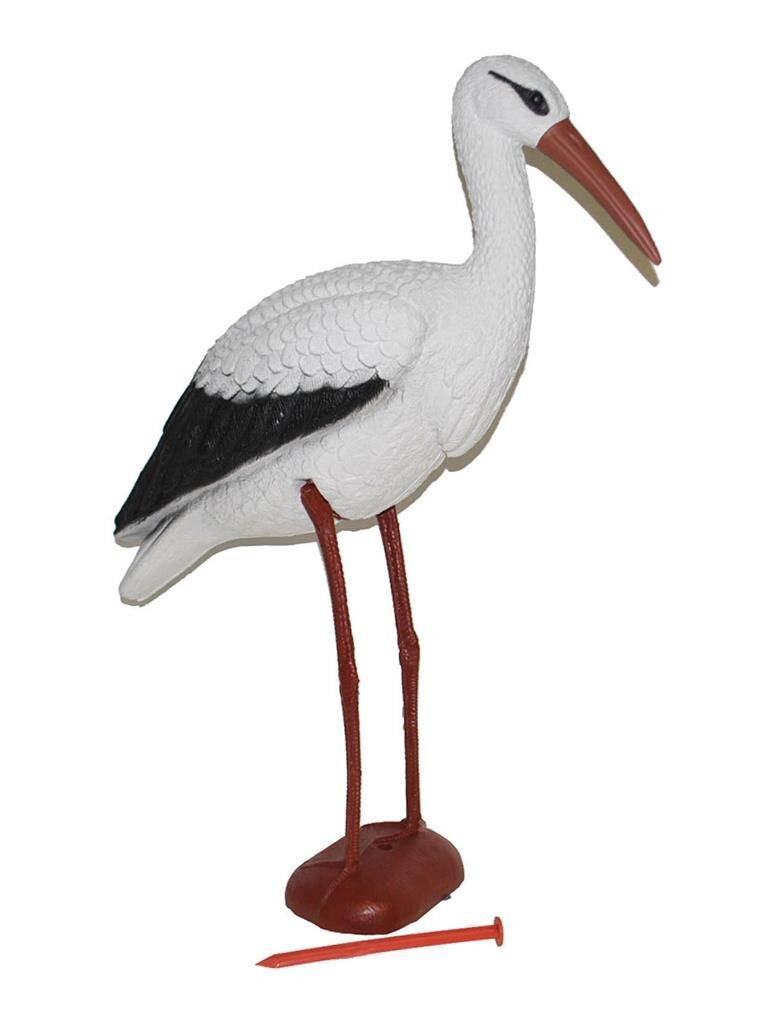 Plastik stork 85 cm