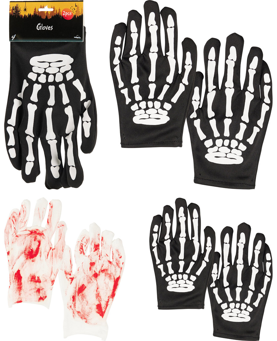 Halloween handsker, børne