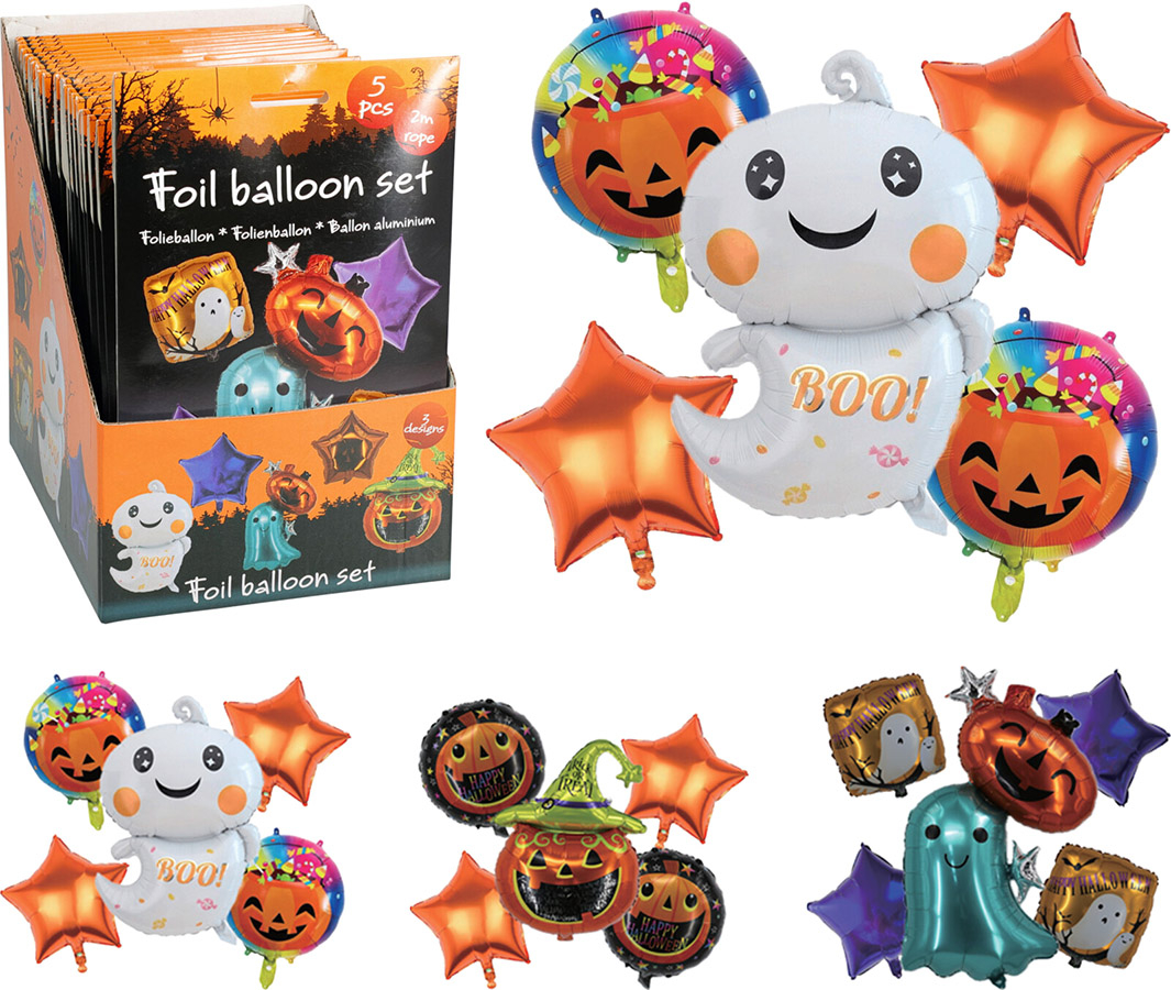 Halloween folieballon sæt