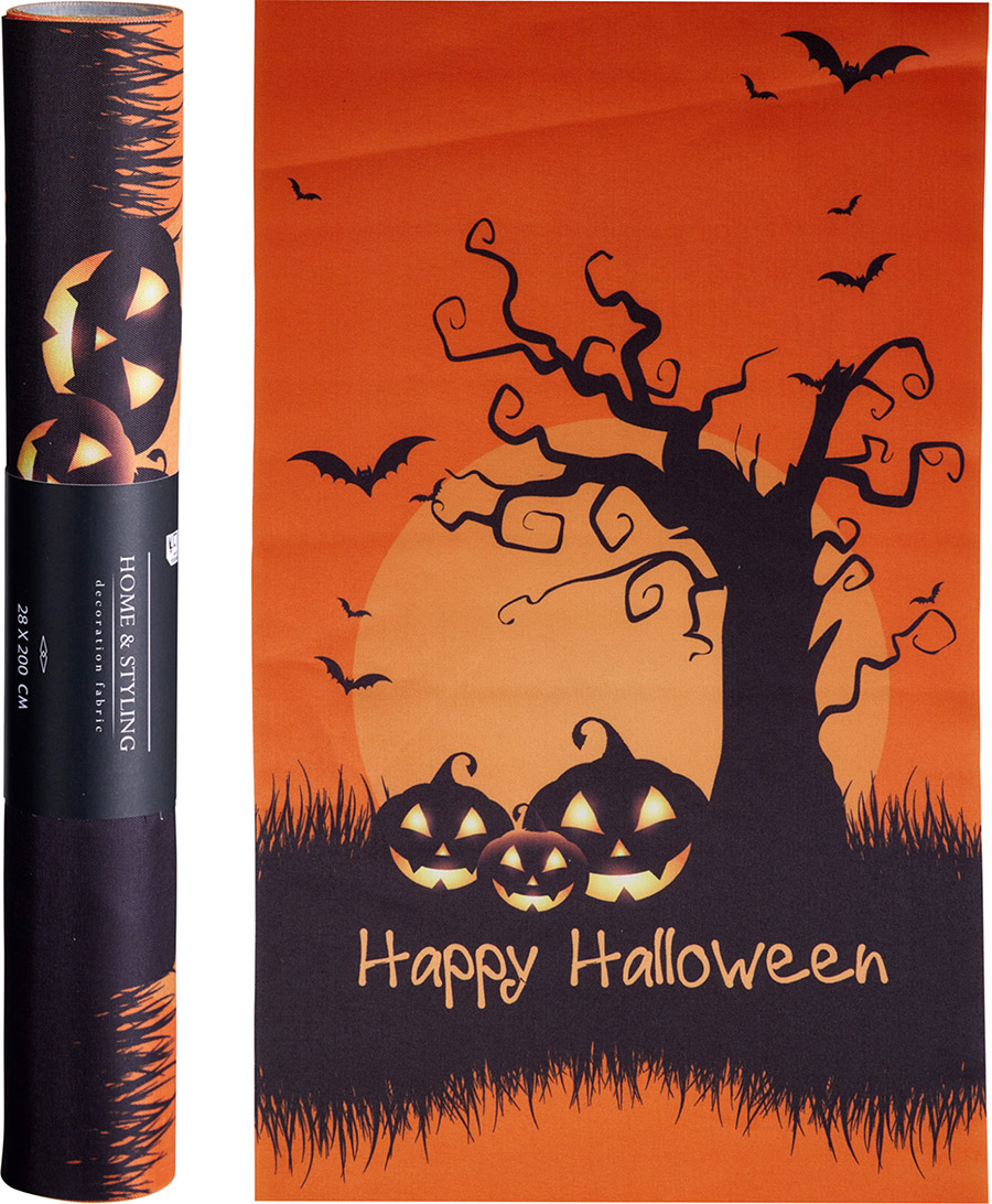 Halloween bordløber 28x200 cm