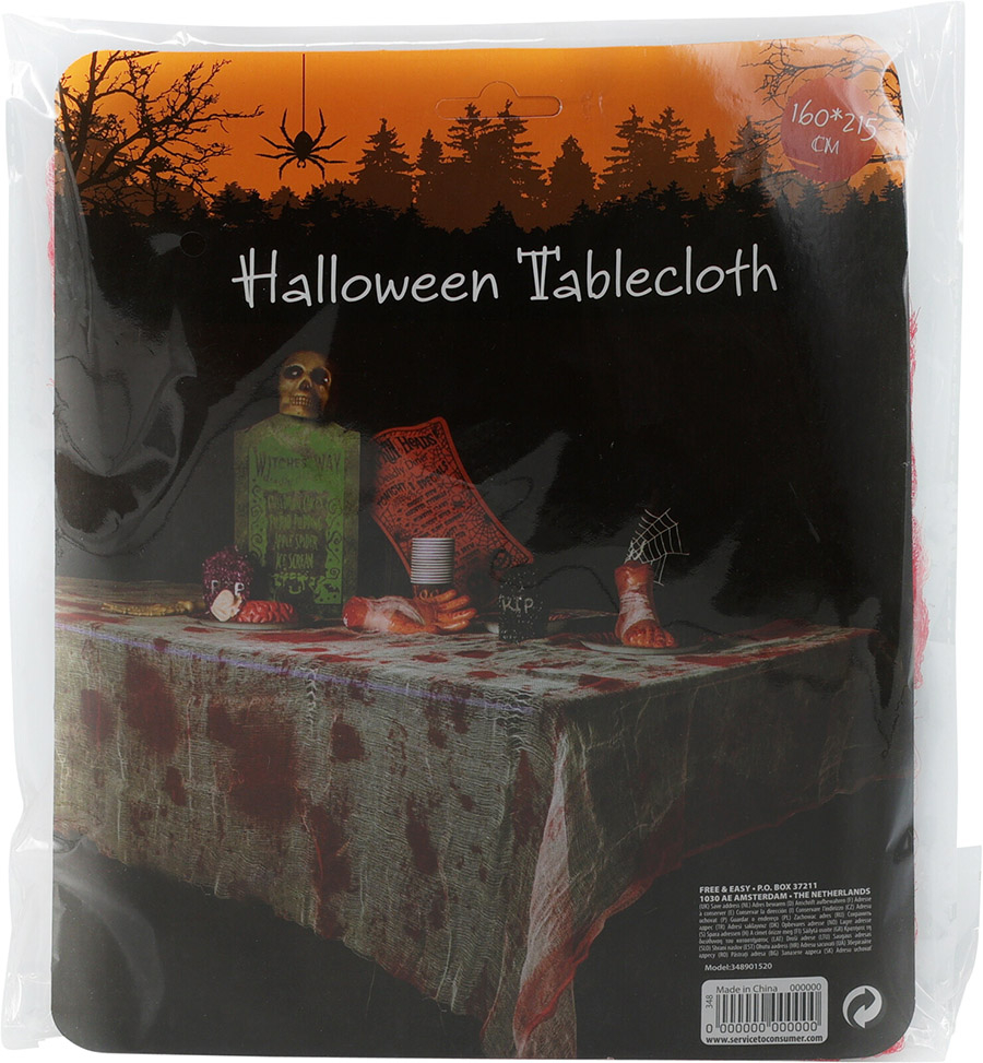 Blodig Halloween dug 160x215 cm