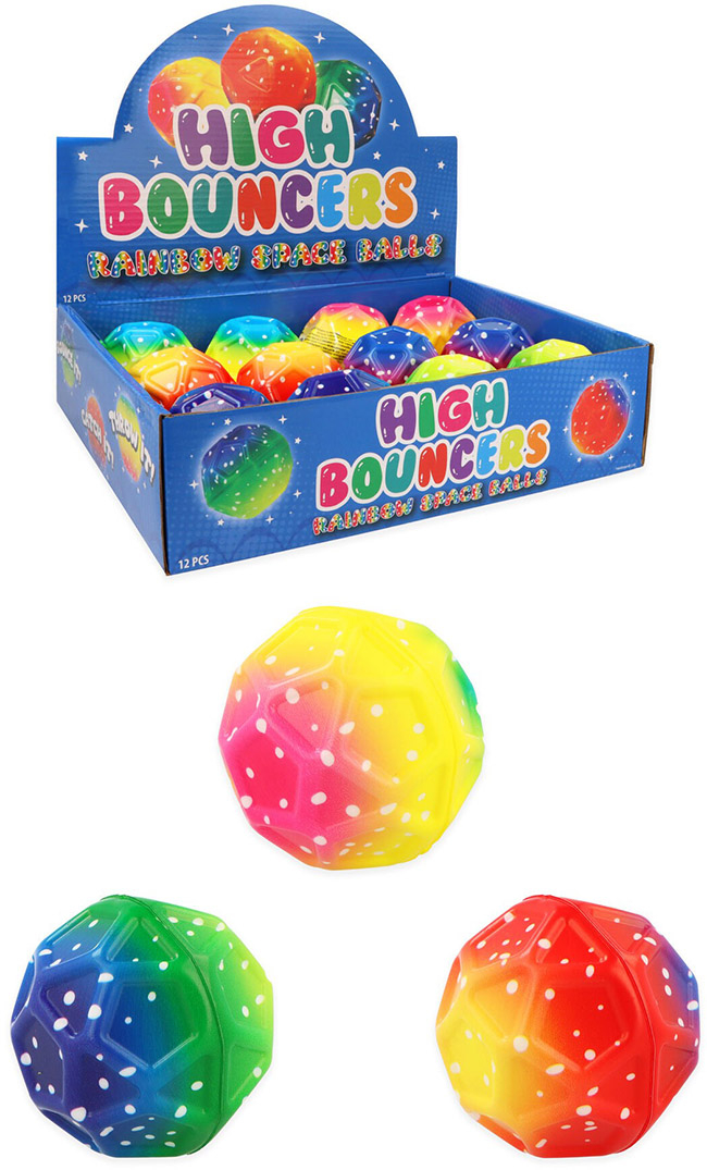 High Bounce regnbue bold 6,5 cm