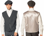 Birmingham vest og hat, str. XL
