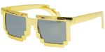 Gamer partybrille, guld