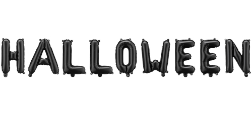 Halloween ballon guirlande sort