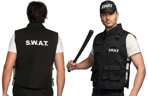 SWAT vest L/XL, sort