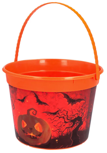 Halloween slik-spand med 3D print