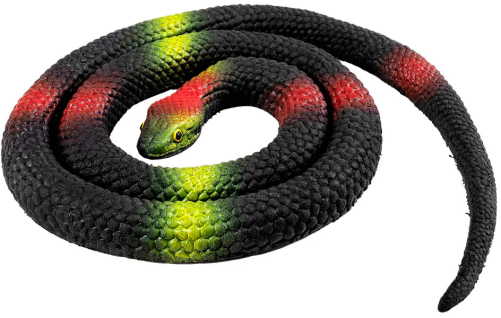 Python slange 75 cm, gummi