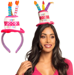 Happy Birthday lagkage hårbøjle